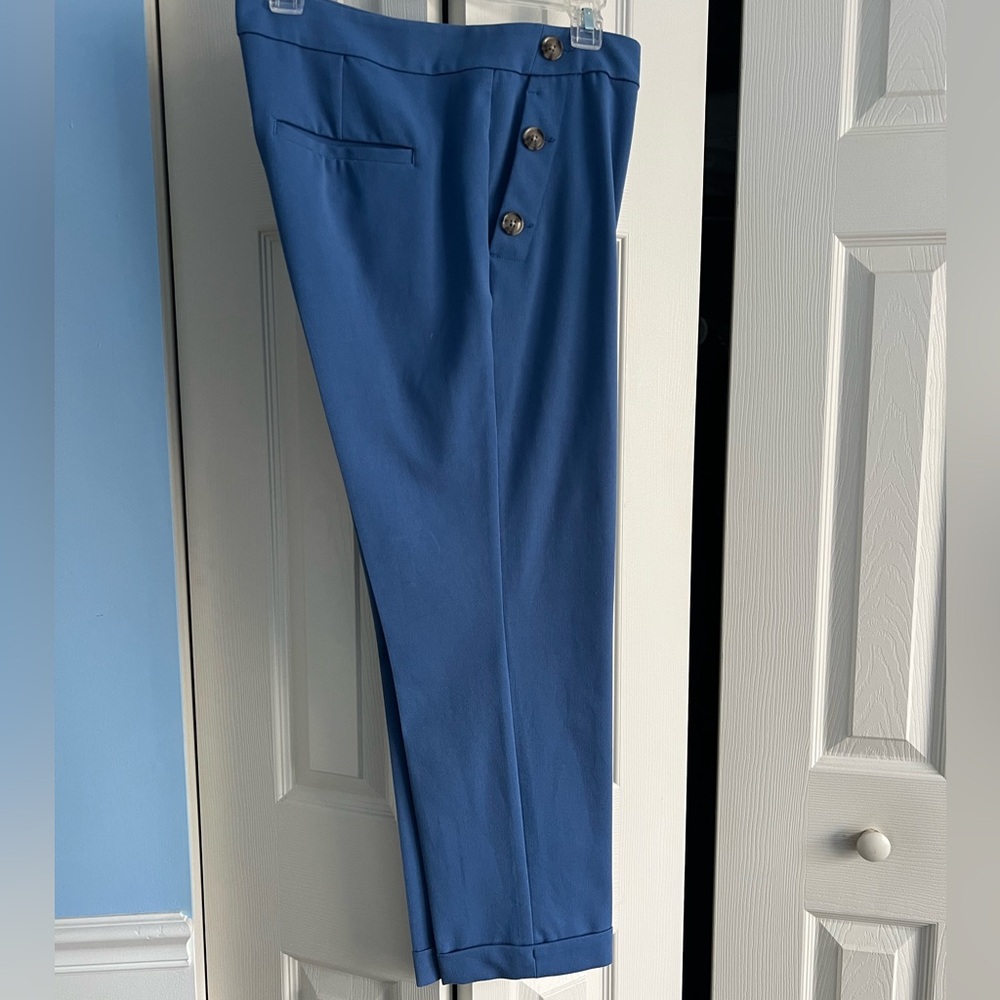 Loft Light Blue Work Pants